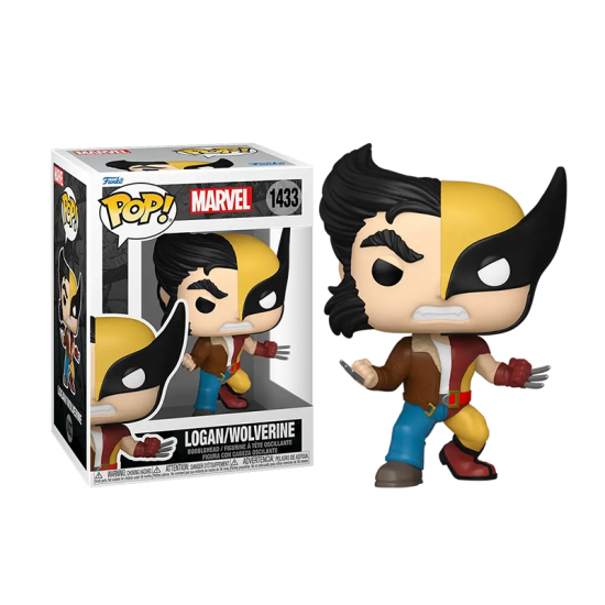 Funko Pop! Super Heroes: Marvel - Wolverine & Logan (Split) (1433) Funko Pop! Super Heroes: Marvel - Wolverine & Logan (Split) (1433)