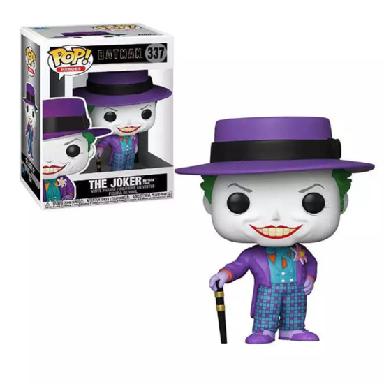 Funko Pop! Super Heroes : DC Batman 1989 - Joker (With Hat) (337) Funko Pop! Super Heroes : DC Batman 1989 - Joker (With Hat) (337)