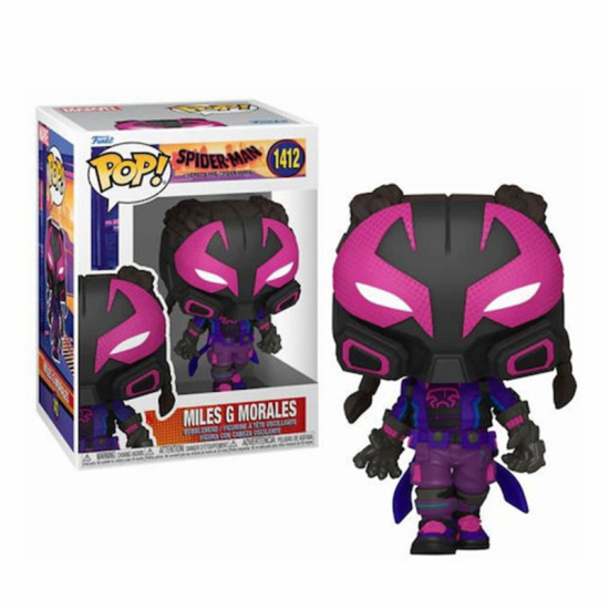 Funko Pop! Super Heroes: Marvel - Spider-Man: Across the Spider-Verse - Miles G. Morales (Prowler) (1412) Funko Pop! Super Heroes: Marvel - Spider-Man: Across the Spider-Verse - Miles G. Morales (Prowler) (1412)