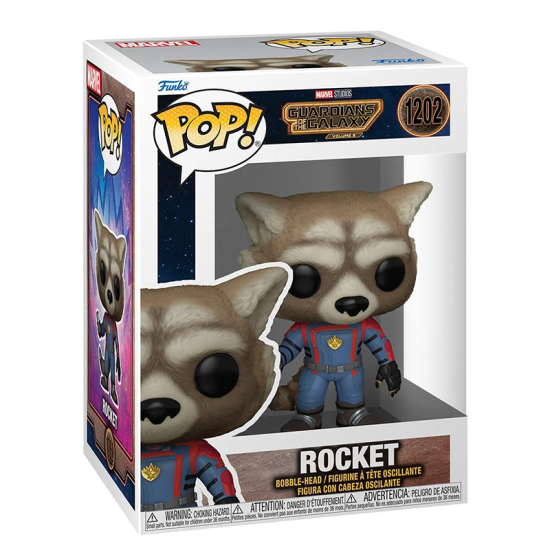 Funko Pop! Movies: Guardians of the Galaxy Volume 3 - Rocket (1202) Funko Pop! Movies: Guardians of the Galaxy Volume 3 - Rocket (1202)