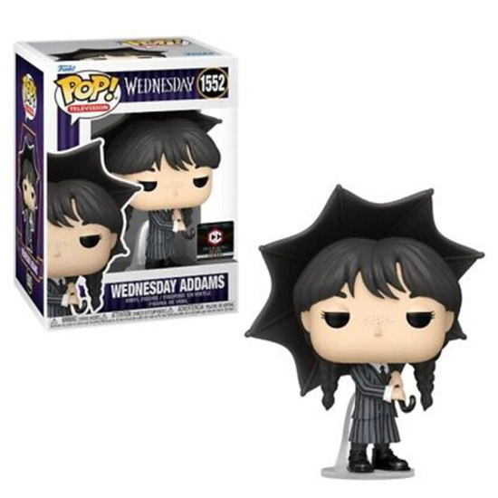 Funko Pop! TV Series: Wednesday Addams With Umbrella (Exclusive) (1552) Funko Pop! TV Series: Wednesday Addams With Umbrella (Exclusive) (1552)