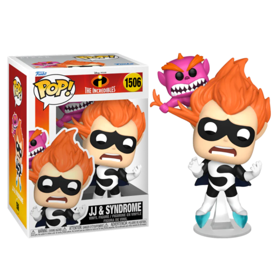 Funko Pop! Cartoon Animation: Disney Pixar - The Incredibles -JJ and Syndrome (1506) Funko Pop! Cartoon Animation: Disney Pixar - The Incredibles -JJ and Syndrome (1506)