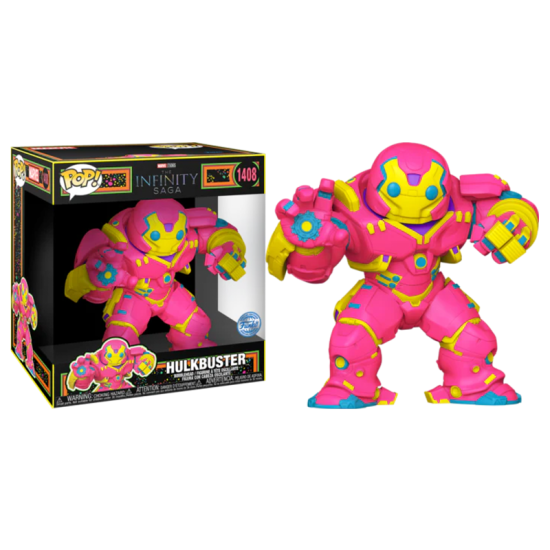 Funko Pop! Jumbo Super Heroes: Marvel - The Infinity Saga - Iron Man Hulkbuster (Blacklight) (Exclusive) (1408) Funko Pop! Jumbo Super Heroes: Marvel - The Infinity Saga - Iron Man Hulkbuster (Blacklight) (Exclusive) (1408)
