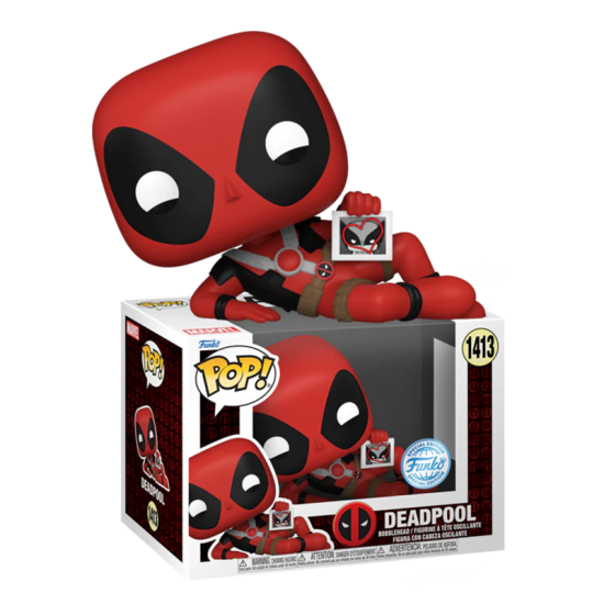 Funko Pop! Super Heroes: Marvel - Deadpool Parody - Deadpool Hearts Wolverine (Exclusive) (1413) Funko Pop! Super Heroes: Marvel - Deadpool Parody - Deadpool Hearts Wolverine (Exclusive) (1413)
