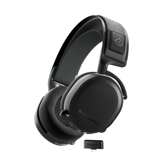 Steelseries Arctis 7+ Wireless Gaming Headset - Lossless 2.4 Ghz - 30 Hour Battery Life - For Pc, Ps5, Ps4, Mac, Android And Switch - Black Steelseries Arctis 7+ Wireless Gaming Headset - Lossless 2.4 Ghz - 30 Hour Battery Life - For Pc, Ps5, Ps4, Mac, Android And Switch - Black