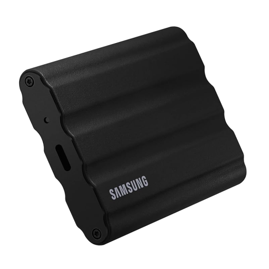 Samsung T7 Shield 2TB USB 3.2 Gen 2 (10Gbps), IP65 Rated, Speeds Upto 1050 MB/s, External Solid State Drive (Portable SSD) Black (MU-PE2T0S) Samsung T7 Shield 2TB USB 3.2 Gen 2 (10Gbps), IP65 Rated, Speeds Upto 1050 MB/s, External Solid State Drive (Portable SSD) Black (MU-PE2T0S)