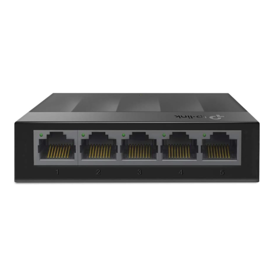 TP-LINK LS1005G Desktop Switch, 5 Ports - Black TP-LINK LS1005G Desktop Switch, 5 Ports - Black