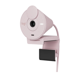 Logitech Brio 300 Full HD Webcam with Privacy Shutter, Noise Reduction Microphone, USB-C, Ceritified for Zoom, Microsoft Teams, Google Meet, Auto Light Correction - Rose Logitech Brio 300 Full HD Webcam with Privacy Shutter, Noise Reduction Microphone, USB-C, Ceritified for Zoom, Microsoft Teams, Google Meet, Auto Light Correction - Rose