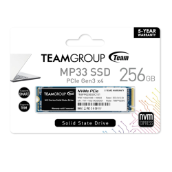 Teamgroup MP33 256GB M.2 PCIe 3.0 x4 with NVMe 1.3 Internal Solid State Drive SSD 1600MB/s Read,1000MB/s Write Teamgroup MP33 256GB M.2 PCIe 3.0 x4 with NVMe 1.3 Internal Solid State Drive SSD 1600MB/s Read,1000MB/s Write