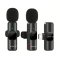General K10 K2 Microphone For Smartphone, Wireless Mini Microphone Plug & Play USB C Lavalier Microphone Wireless