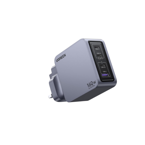 UGREEN Nexode Pro 160W USB C Charger【Upgraded GaN II Tech】 4-Port GaN Laptop Charger Type C Compact Fast Wall Charger Adapter for MacBook Pro/Air, Dell XPS, iPad Pro, iPhone, Samsung, Steam Deck, etc Model:X763 UGREEN Nexode Pro 160W USB C Charger【Upgraded GaN II Tech】 4-Port GaN Laptop Charger Type C Compact Fast Wall Charger Adapter for MacBook Pro/Air, Dell XPS, iPad Pro, iPhone, Samsung, Steam Deck, etc Model:X763