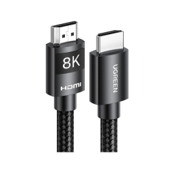 UGREEN HDMI Cable 2M HDMI 8K HDMI 2.1 Ultra HD High-Speed 48Gbps 8K@60Hz HDMI Braided Cord eARC Dynamic HDR Dolby Vision Compatible with MacBook Pro PS5 Switch TV Xbox Roku UHD TV Blu-ray Projector (40180) UGREEN HDMI Cable 2M HDMI 8K HDMI 2.1 Ultra HD High-Speed 48Gbps 8K@60Hz HDMI Braided Cord eARC Dynamic HDR Dolby Vision Compatible with MacBook Pro PS5 Switch TV Xbox Roku UHD TV Blu-ray Projector (40180)