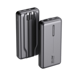 ROCKROSE RRPB35GR POWERADE 10 NEO 10000mAh 22.5W Quick Charge Power Bank -Grey ROCKROSE RRPB35GR POWERADE 10 NEO 10000mAh 22.5W Quick Charge Power Bank -Grey