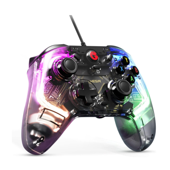 GameSir T4 Kaleid PC Wired Game Controller,Kompatibel mit Windows 10/11,Switch und Android 8.0 oder höheren mit 6-Achsen-Gyro,präzise abgestimmten analogen Hall-Effekt-Triggern und 4 Lichteffekten (Open Sealed) GameSir T4 Kaleid PC Wired Game Controller,Kompatibel mit Windows 10/11,Switch und Android 8.0 oder höheren mit 6-Achsen-Gyro,präzise abgestimmten analogen Hall-Effekt-Triggern und 4 Lichteffekten (Open Sealed)