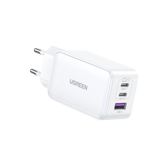 UGREEN USB A/C Wallcharger Nexode Dual C,1xUSB-A,65W,GaN,White Model No.CD244 (15334) UGREEN USB A/C Wallcharger Nexode Dual C,1xUSB-A,65W,GaN,White Model No.CD244 (15334)