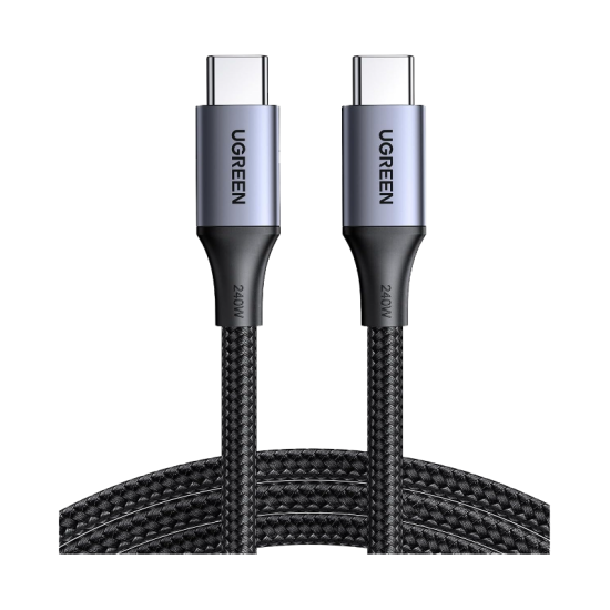 UGREEN 240W USB C to USB C Cable, Fast Charging USB C Cable for iPhone 15 Pro Max, Samsung Galaxy S24/S23, MacBook Pro/Air, iPad Pro/Air/Mini, Dell XPS, 6.6FT Model No.US535 (90440) UGREEN 240W USB C to USB C Cable, Fast Charging USB C Cable for iPhone 15 Pro Max, Samsung Galaxy S24/S23, MacBook Pro/Air, iPad Pro/Air/Mini, Dell XPS, 6.6FT Model No.US535 (90440)