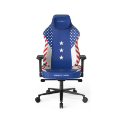 DXRacer Craft Pro USA Edition Gaming Chair, Alumnum Base, High-Density Memory Foam, Adjustble Memory/Recline, 4D Armrsts, Multi-fun Tilt, 2.36" Caster, Class 4 Hydraulics, Blue-White | CRA-PR009-BW-H1 DXRacer Craft Pro USA Edition Gaming Chair, Alumnum Base, High-Density Memory Foam, Adjustble Memory/Recline, 4D Armrsts, Multi-fun Tilt, 2.36" Caster, Class 4 Hydraulics, Blue-White | CRA-PR009-BW-H1