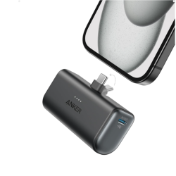 Anker Nano Power Bank, Mini Portable Charger with Built-In Foldable USB-C Connector, 5,000mAh Battery Pack 22.5W, For iPhone 15, Samsung S23 Series, Note20... (Model No.A1653H11) Anker Nano Power Bank, Mini Portable Charger with Built-In Foldable USB-C Connector, 5,000mAh Battery Pack 22.5W, For iPhone 15, Samsung S23 Series, Note20... (Model No.A1653H11)
