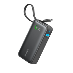 Anker Nano Power Bank, 10,000mAh Portable Charger with Built-in USB-C Cable, PD 30W Max Output with 1 USB-C, 1 USB-A, Compatible for iPhone 15/15 Plus/15... (Model No. (A1259H11) Anker Nano Power Bank, 10,000mAh Portable Charger with Built-in USB-C Cable, PD 30W Max Output with 1 USB-C, 1 USB-A, Compatible for iPhone 15/15 Plus/15... (Model No. (A1259H11)