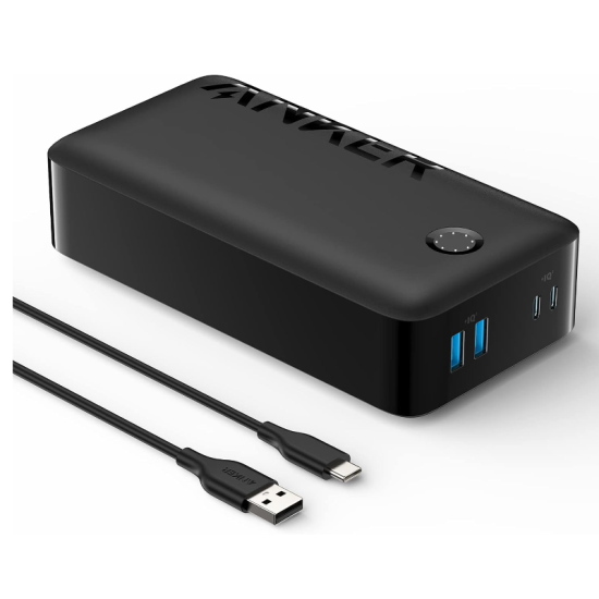 Anker Power Bank, 347 Portable Charger (PowerCore 40K), 40,000mAh Battery Pack with USB-C High-Speed Charging, For iPhone 13 / Pro/Pro Max/mini, Samsung Galaxy, iPad, AirPods, and More (A1377H11) Anker Power Bank, 347 Portable Charger (PowerCore 40K), 40,000mAh Battery Pack with USB-C High-Speed Charging, For iPhone 13 / Pro/Pro Max/mini, Samsung Galaxy, iPad, AirPods, and More (A1377H11)