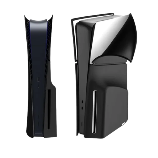 Silicone Protective Cover For PlayStation 5 Slim Disc Edition - Black Silicone Protective Cover For PlayStation 5 Slim Disc Edition - Black
