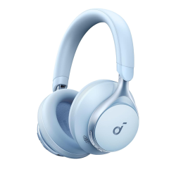 soundcore by Anker, Space One - Adaptive Active Noise Cancelling Headphones, Enhanced Human Voice Reduction, 40H ANC Playtime, LDAC Hi-Res Wireless Audio, Comfortable Fit, Bluetooth 5.3, App Control Sky Blue soundcore by Anker, Space One - Adaptive Active Noise Cancelling Headphones, Enhanced Human Voice Reduction, 40H ANC Playtime, LDAC Hi-Res Wireless Audio, Comfortable Fit, Bluetooth 5.3, App Control Sky Blue