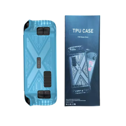Plastic TPU Protective Case For Steam Deck Game Controller Skin Cases Gamepad Joystick Cover Shell Games Accessories Blue Plastic TPU Protective Case For Steam Deck Game Controller Skin Cases Gamepad Joystick Cover Shell Games Accessories Blue