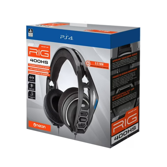 Nacon RIG 400HS STEREO GAMING HEADSET FOR PS4|PS5 Nacon RIG 400HS STEREO GAMING HEADSET FOR PS4|PS5
