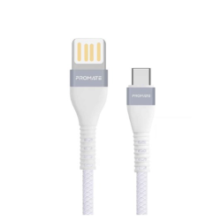 Promate Heavy-Duty High -Speed Data & Charge USB-A To USB-C Cable 1.2M (VigoRay-C.White) Promate Heavy-Duty High -Speed Data & Charge USB-A To USB-C Cable 1.2M (VigoRay-C.White)