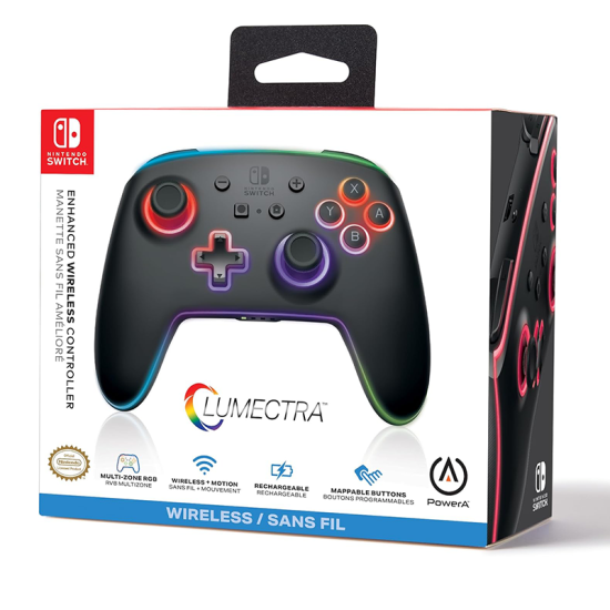 PowerA Enhanced Wireless Controller for Nintendo Switch with Lumectra PowerA Enhanced Wireless Controller for Nintendo Switch with Lumectra