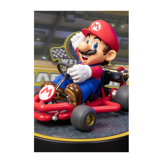 MARIO KART - MARIO STANDARD EDITION PVC STATUE BY FIRST 4 FIGURES MARIO KART - MARIO STANDARD EDITION PVC STATUE BY FIRST 4 FIGURES