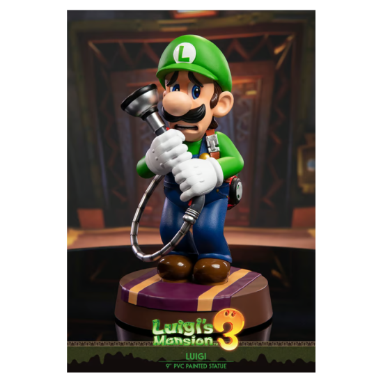 LUIGI'S MANSION 3 - LUIGI (STANDARD EDITION) PVC STATUE BY FIRST 4 FIGURES LUIGI'S MANSION 3 - LUIGI (STANDARD EDITION) PVC STATUE BY FIRST 4 FIGURES