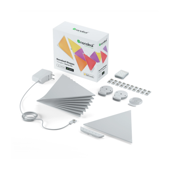 Nanoleaf Shapes Triangles Starter Kit (9 Panels) - NL47-0002TW-9PK | Nanoleaf Nanoleaf Shapes Triangles Starter Kit (9 Panels) - NL47-0002TW-9PK | Nanoleaf