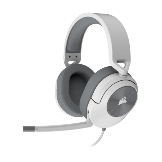Corsair HS55 SURROUND Wired Gaming Headset - White