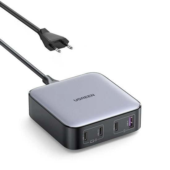 UGREEN Nexode 100W 4-Ports PD GaN Fast Desktop Charger - Black | 90928 UGREEN Nexode 100W 4-Ports PD GaN Fast Desktop Charger - Black | 90928