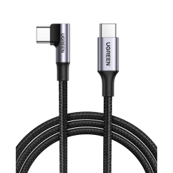 UGREEN USB C to USB C 90 Degree 100W PD Fast Charging 1M Cable | 70643 UGREEN USB C to USB C 90 Degree 100W PD Fast Charging 1M Cable | 70643