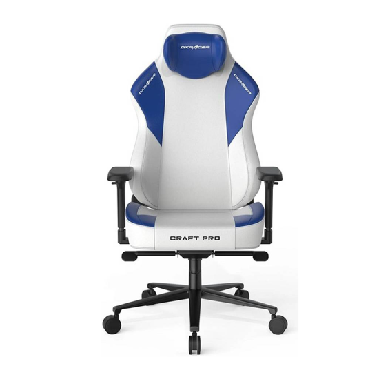 DXRacer Craft Pro Classic Gaming Chair – White/Blue | CRA-PR001-WB-H1 DXRacer Craft Pro Classic Gaming Chair – White/Blue | CRA-PR001-WB-H1