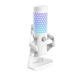 ASUS ROG Carnyx USB Cardioid Condenser Gaming And Streaming Microphone - White