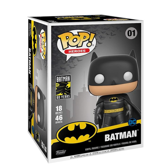 FunkoPop! Heroes: DC - Batman 18 Inch Vinyl Figure 01 FunkoPop! Heroes: DC - Batman 18 Inch Vinyl Figure 01