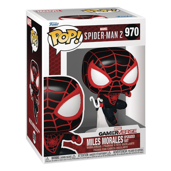 Funko Pop! Marvel Spider-Man 2 Miles Morales - Upgraded Suit (970) Funko Pop! Marvel Spider-Man 2 Miles Morales - Upgraded Suit (970)
