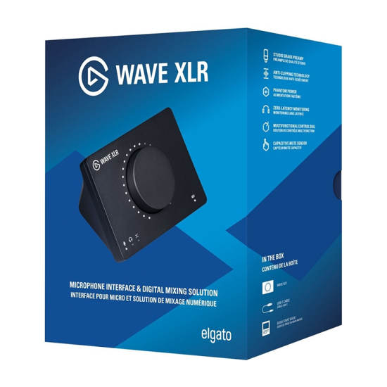 Elgato Wave XLR Microphone Interface , Digital Mixing Solution Black | 10MAG9901 (Used)