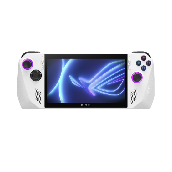 Asus ROG RC71L-NH019W Ally Gaming Handheld, 7" IPS FHD Display, AMD Ryzen Z1, 16GB DDR5 RAM, 512GB Storage, AMD Radeon Graphics, Win11, White Warranty (1 Years)