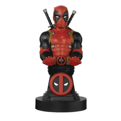 Cable Guys - Deadpool Plinth Marvel Gaming Accessories Holder & Phone Holder for Most Controller (Xbox, Play Station, Nintendo Switch) & Phone
