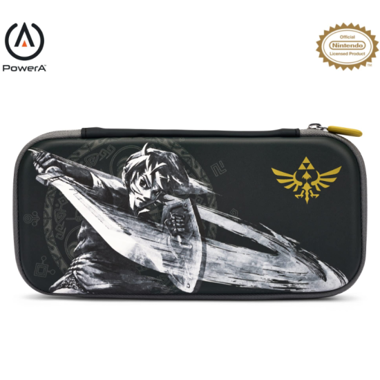 PowerA Slim Case for Nintendo Switch - Battle-Ready Link, Protective Case, Gaming Case, Console Case, Accessories, Storage, Officially licensed