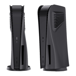 Replacement Plate Shell Cover For PlayStation 5 Console (Disc Version) - Black