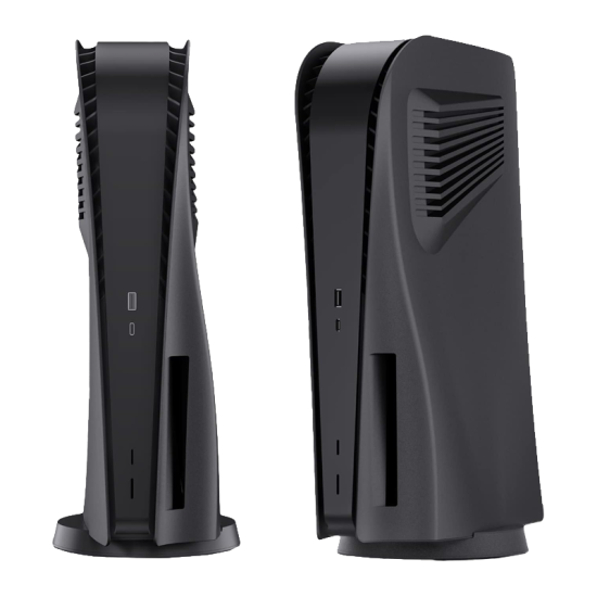 Replacement Plate Shell Cover For PlayStation 5 Console (Disc Version) - Black