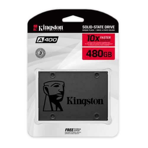Kingston A400 SSD 480GB 2.5-inch Sata Internal Solid State Drive