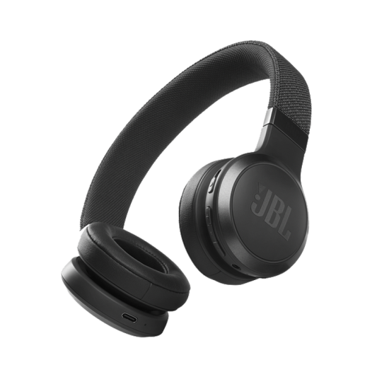 JBL Live 460NC - Wireless On-Ear Noise Cancelling Headphones with Long Battery Life and Voice Assistant Control - Black, Medium