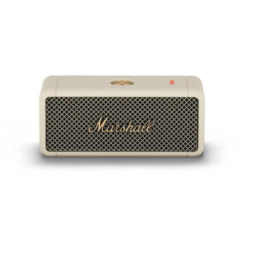 Marshall Emberton II Portable Bluetooth Speakers - Water Resistant Wireless Speakers Portable Speaker 30+ Hour of Playtime - Cream