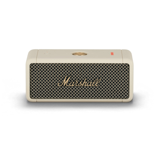 Marshall Emberton II Portable Bluetooth Speakers - Water Resistant Wireless Speakers Portable Speaker 30+ Hour of Playtime - Cream